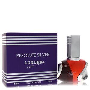 Khalis Resolute Silver Luxury Collection by Khalis Eau De Parfum Spray 3.4 oz